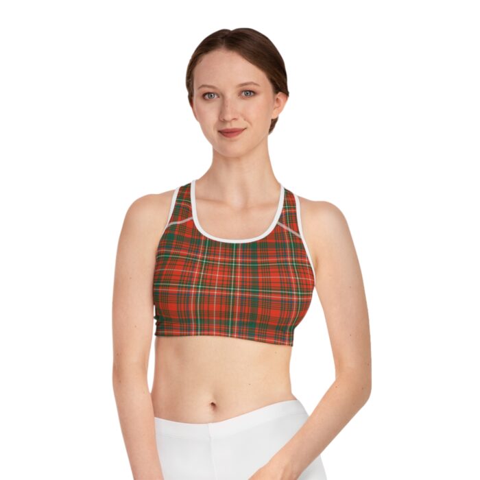 macdonald of staffa ancient tartan sports bra